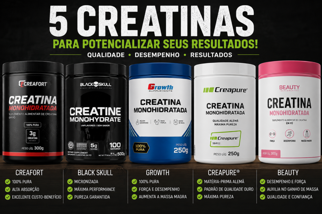 qual a melhor creatina atualmente no mercado